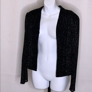 Cecily Brown beaded silk blazer size - M